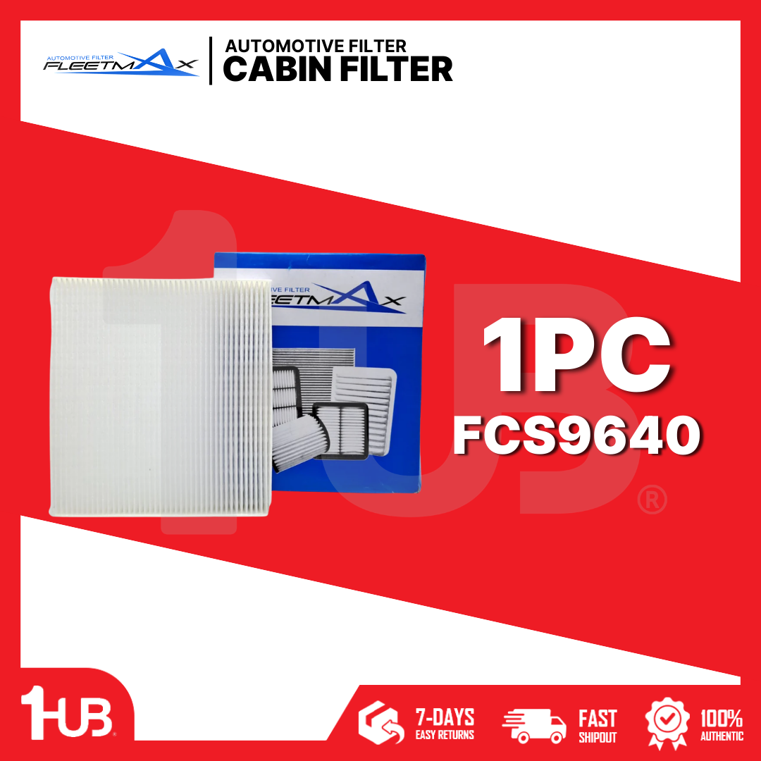 FLEETMAX CABIN FILTER FORD RANGER 12-19, EVEREST 15-21 FCS9640 ( 1 PC )