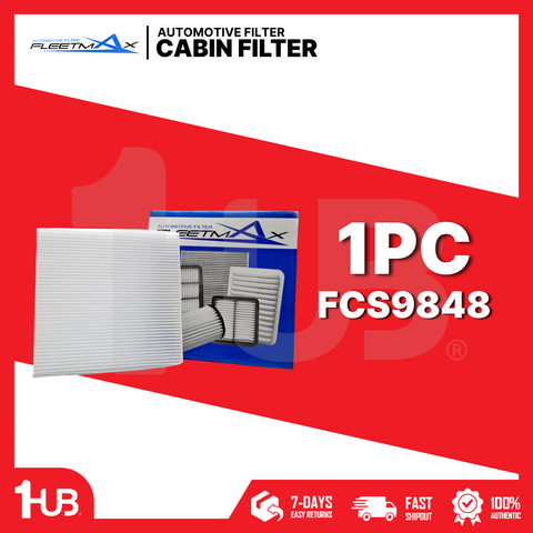 FLEETMAX CABIN FILTER HONDA ACCORD 03-23 / CIVIC, ODYSSEY, CRV i-VTEC 07-16 FCS9848 ( 1 PC )