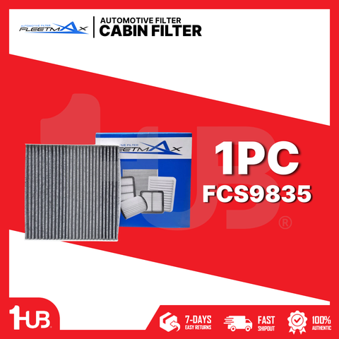 FLEETMAX CABIN FILTER HONDA CITY 03-08 W/ CHARCOL, JAZZ 04-08 FCS9835 ( 1 PC )