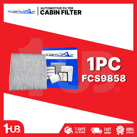 FLEETMAX CABIN FILTER HONDA CITY, JAZZ, HR-V 09-21 W/ CHARCOAL / CIVIC 16-21 / CR-V 18-21 FCS9858 ( 1 PC )