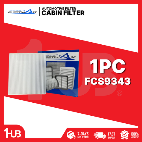 FLEETMAX CABIN FILTER HYUNDAI / KIA SANTA FE 13-18, SONATA 10-14 / OPTIMA 12-13 FCS9343 ( 1 PC )