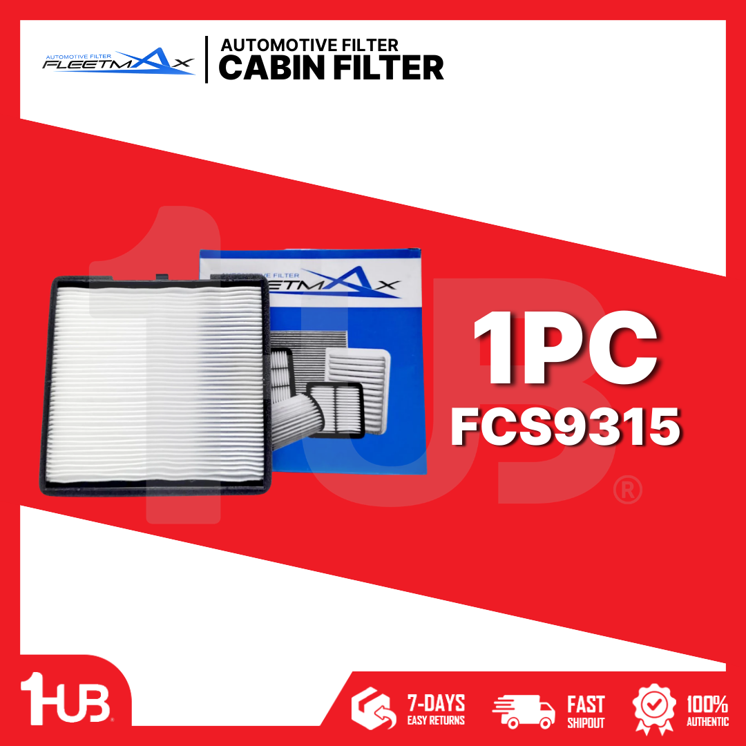 FLEETMAX CABIN FILTER HYUNDAI / KIA i10, GRAND i10 08-18, EON 12-19 / PICANTO 04-17 FCS9315 ( 1 PC )