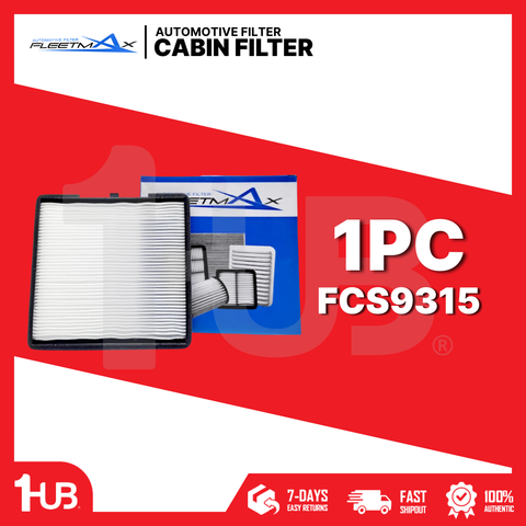 FLEETMAX CABIN FILTER HYUNDAI / KIA i10, GRAND i10 08-18, EON 12-19 / PICANTO 04-17 FCS9315 ( 1 PC )