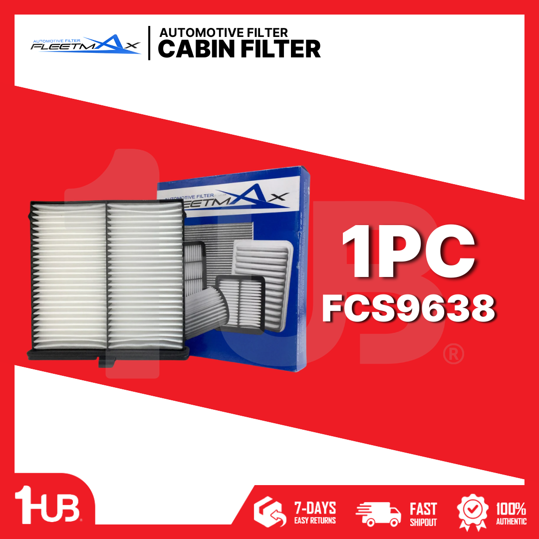 FLEETMAX CABIN FILTER MAZDA 2 15-19 / CX-3 17-21 / CX-30 20-21 / 3 19-21 FCS9638 ( 1 PC )