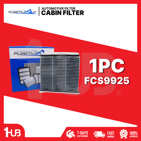 FLEETMAX CABIN FILTER MITSUBISHI LANCER, OUTLANDER, GRANDIS 02-06 W/ CHARCOAL , STRADA, MONTERO SPORT 08-16 FCS9925 ( 1 PC )