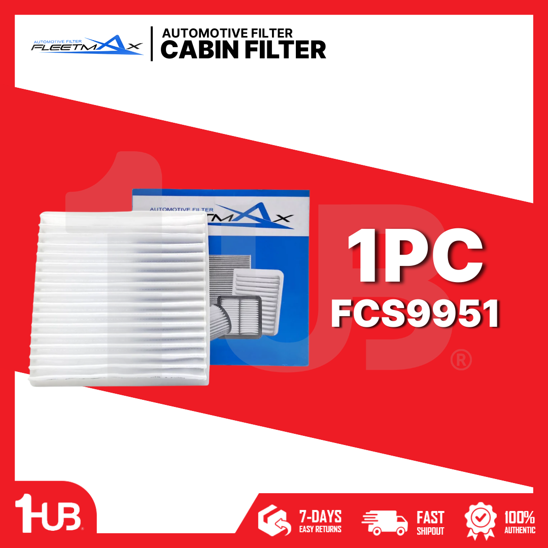 FLEETMAX CABIN FILTER MITSUBISHI MIRAGE, XPANDER 13-22 FCS9951 ( 1 PC )