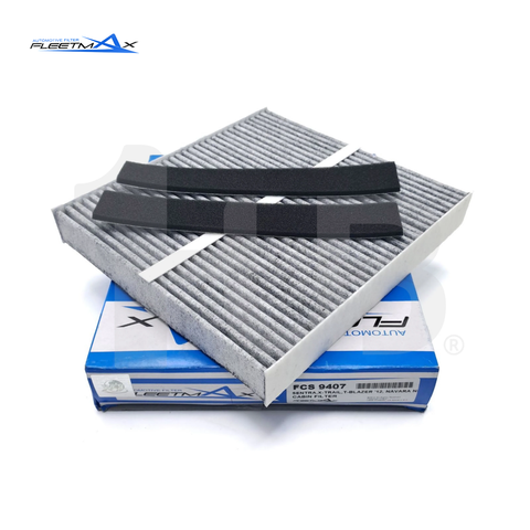 FLEETMAX CABIN FILTER NISSAN NAVARA NP300 15-21 W/ CHARCOAL, SENTRA, X-TRAIL 04-12 W/ CHARCOAL FCS9407 ( 1 PC )