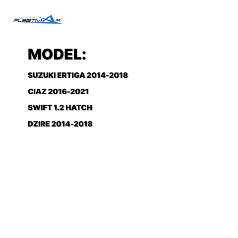 FLEETMAX CABIN FILTER SUZUKI ERTIGA 14-18 / CIAZ 16-21 / SWIFT 1.2 HATCH, DZIRE 14-18 FCS9073 ( 1 PC )