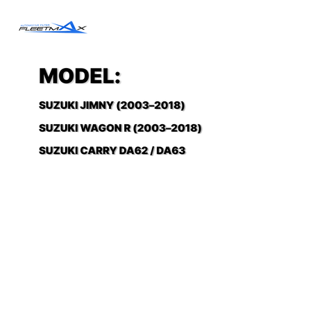 FLEETMAX CABIN FILTER SUZUKI JIMNY, WAGON+R 03-18 / CARRY DA62, DA63 FCS9051 ( 1 PC )