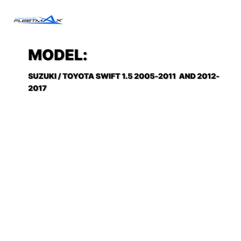 FLEETMAX CABIN FILTER SUZUKI / TOYOTA SWIFT 1.5 05-11 W/ CHARCOAL / 86 12-17 W/ CHARCOAL FCS9053 ( 1 PC )