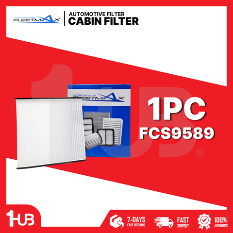 FLEETMAX CABIN FILTER TOYOTA FCS 9589 98-08, FJ CRUISER 08-20, CAMRY 02-03, LEXUS RX330 03-06 FCS9589 ( 1 PC )