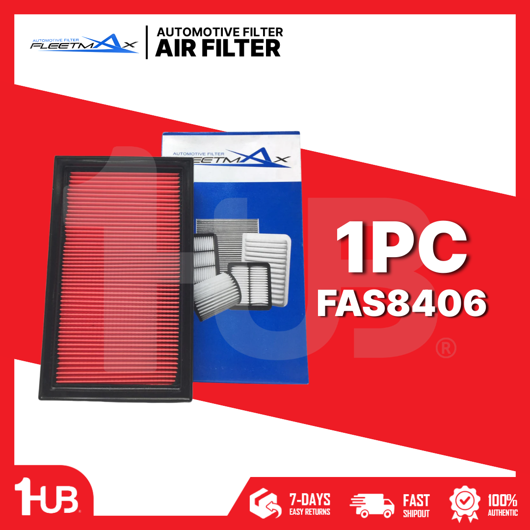 FLEETMAX AIR FILTER NISSAN / SUBARU SENTRA 1.6 (F/INJ) 93-96 -V0100, SENTRA (ALL) 03-15, SENTRA DIESEL 89-91, BLUEBIRD, ALTIMA, VANETTE 90-97, CEFIRO, TERRANO (GAS) 96-07, X-TRAIL, SERENA 03-10, TEANA 08-14 / LEGACY 94-97, FORESTER 02-07 FAS8406 ( 1 PC )