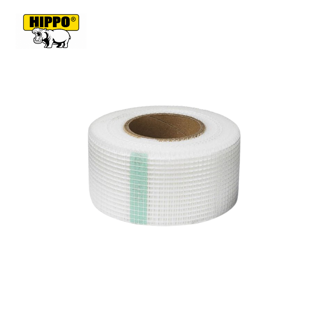 HIPPO Fiber Mesh Tape – Self-Adhesive Fiberglass Mesh Tape for Wall & Drywall Repair