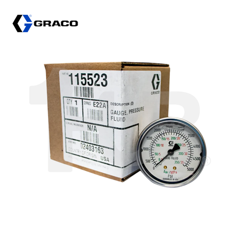 GRACO GAUGE PRESSURE FLUID 115523 3217714 ( 1 PC )