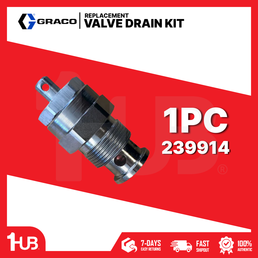 GRACO KIT REPL VALVE DRAIN 239914 7224377 ( 1 PC )