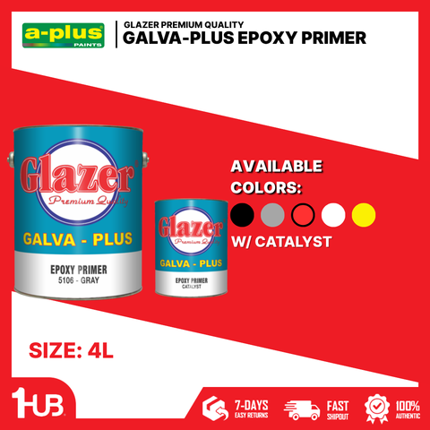 A-plus® Glazer Galva-Plus Epoxy Primer (4L) | A-Plus Industrial & Construction Coatings