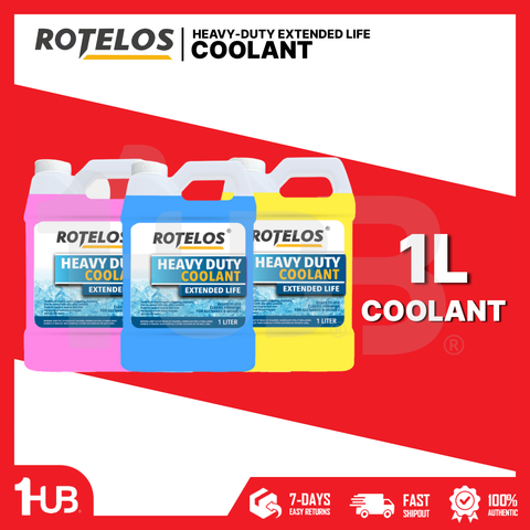ROTELOS Heavy Duty Extended Life Coolant 1L – Long Lasting Engine Protection