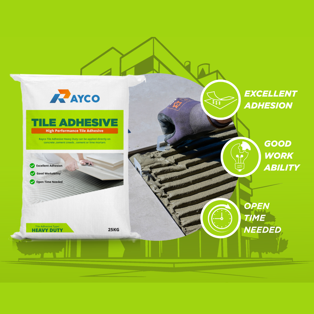 RAYCO TILE ADHESIVE HEAVY DUTY  ( 25 KG )