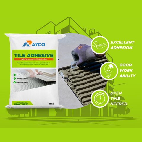 RAYCO TILE ADHESIVE HEAVY DUTY  ( 25 KG )
