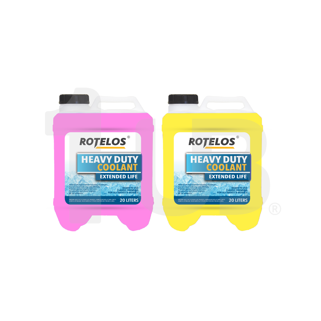 ROTELOS HEAVY DUTY COOLANT EXTENDED LIFE 1 LITER / 1 GALLON / 20 LITERS