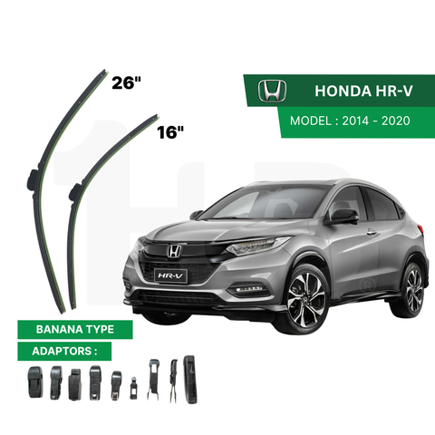 SCHAEFFLER ULTRA PREMIUM WIPER BLADE FOR HONDA HR-V 2014 - 2020 MODEL U-HOOK / MULTI-ADAPTOR BANANA TYPE