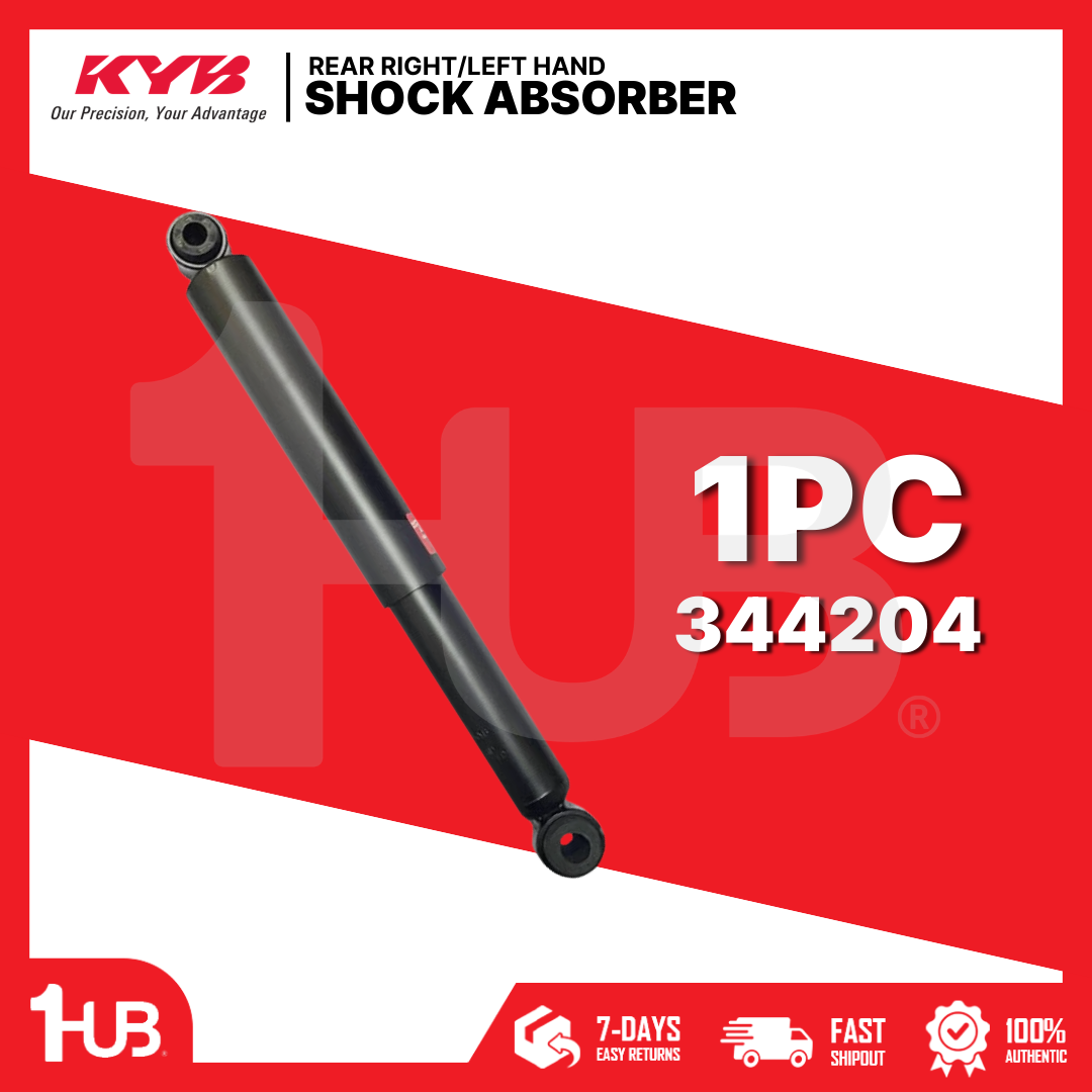 KYB SHOCK ABSORBER - GAS TYPE TOYOTA HI-ACE GRANDIA KDH202, KDH212 D4D 2KD 2005 - 2018 REAR 344204  ( 1 PC )
