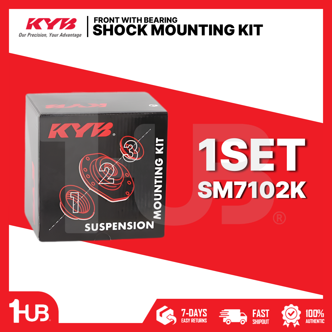 KYB SHOCK MOUNTING TOYOTA VIOS, YARIS NCP91 07-12, 2ND GEN BATMAN FRONT WITH BEARING SAM-SM7102K 48609-0D050 / 339064 / 339065 ( 1 SET )