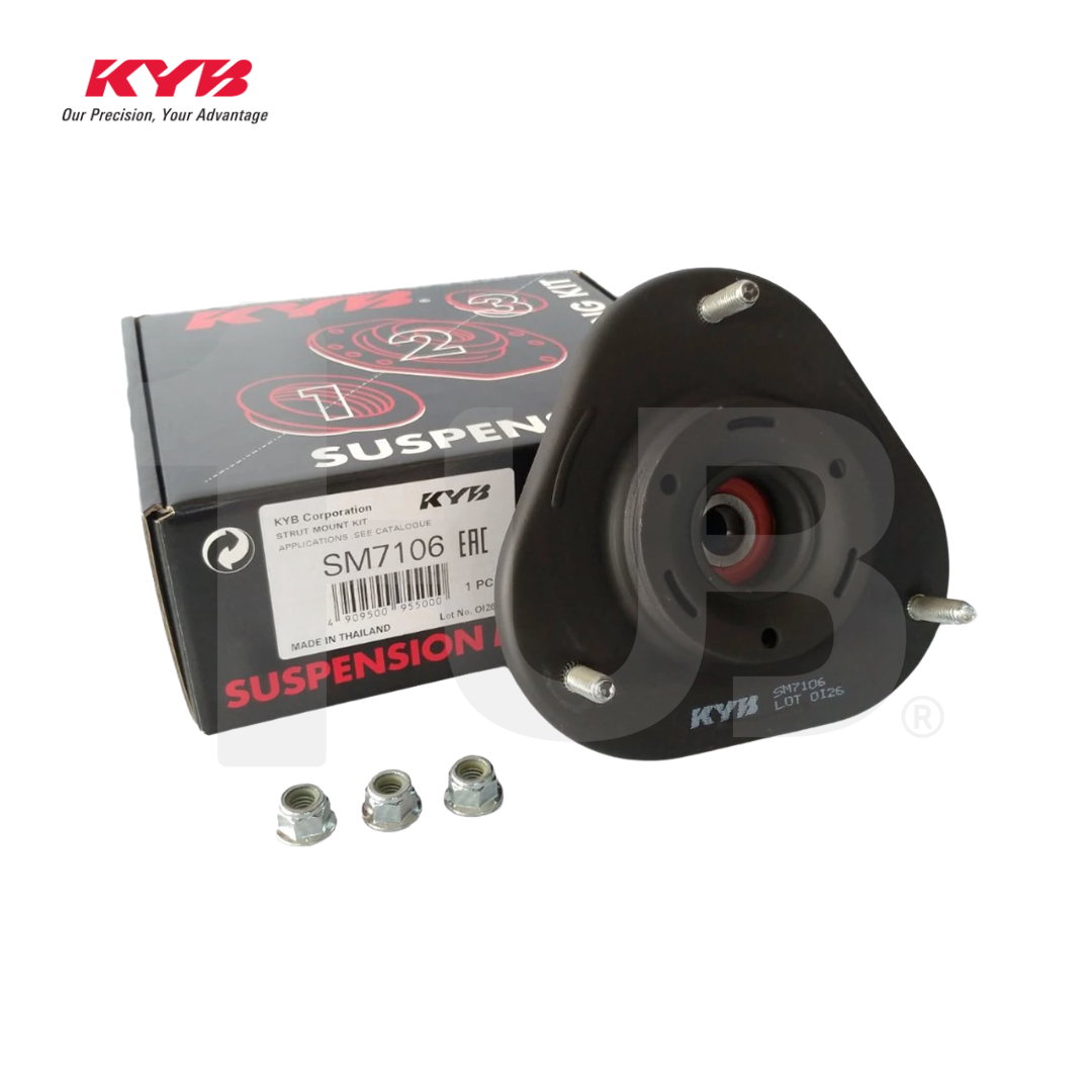 KYB SHOCK MOUNTING TOYOTA ALTIS ZZE141 13-UP, ZRE171 /ZRE142/4 07-13 FRONT WITHOUT BEARING 3340041/2 / 339130/1 / 339175/6 / 339114/5 SAM-SM7106 48609-02220 ( 1 SET )