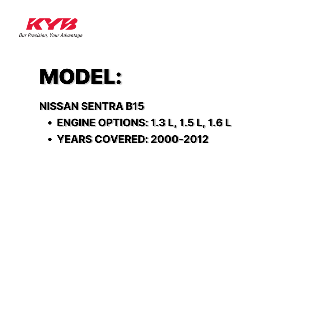 KYB SHOCK MOUNTING NISSAN SENTRA B15 1300,1500,1600 00-12 FRONT WITHOUT BEARING SAM-SM7113 54320-4M400 ( 1 SET )
