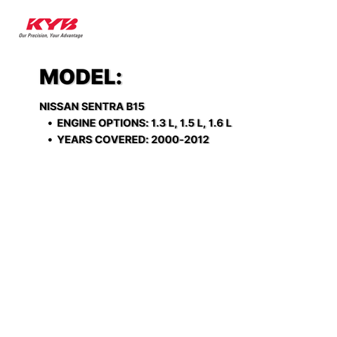 KYB SHOCK MOUNTING NISSAN SENTRA B15 1300,1500,1600 00-12 FRONT WITHOUT BEARING SAM-SM7113 54320-4M400 ( 1 SET )