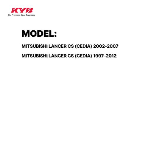 KYB SHOCK MOUNTING MITSUBISHI LANCER CS (CEDIA) 02-07 97-12 FRONT WITH BEARING SAM-SM7120K MR455018 / 333381 / 333288/9 ( 1 SET )
