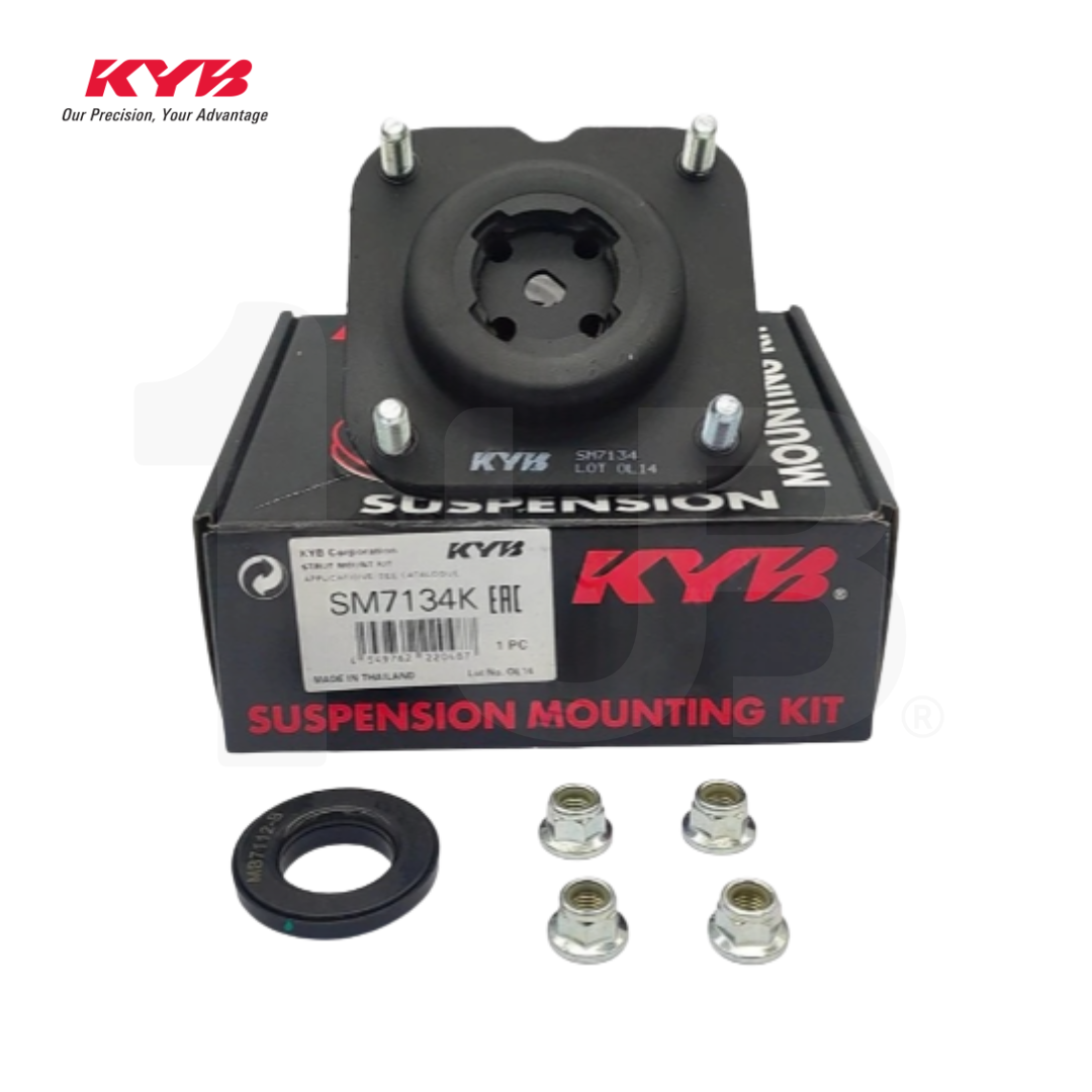 KYB SHOCK MOUNTING MAZDA / FORD 323 BJ, LYNX GHIA 1300,1500,1600 , ASTINA 95-00, PREMACY 2WD 99-01 / LYN 00-05 FRONT WITH BEARING SAM-SM7134K B25D-34380 / 333274/5 / 333350/1 ( 1 SET )