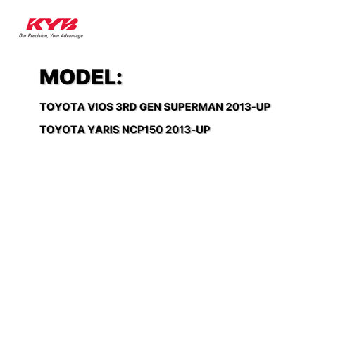 KYB SHOCK MOUNTING TOYOTA VIOS, YARIS NCP150, 3RD GEN SUPERMAN 13-UP FRONT WITH BEARING SAM-SM7148K 48609-0D150 / 3340087 ( 1 SET )