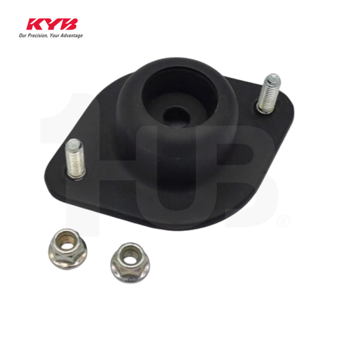 KYB SHOCK MOUNTING NISSAN MARCH K11, VERITA (W/PLATE&W/NUT) 92-02, CUBE 01-UP FRONT WITHOUT BEARING SAM-SM7168 54320-41B03 / 332061 / 332062 ( 1 SET )