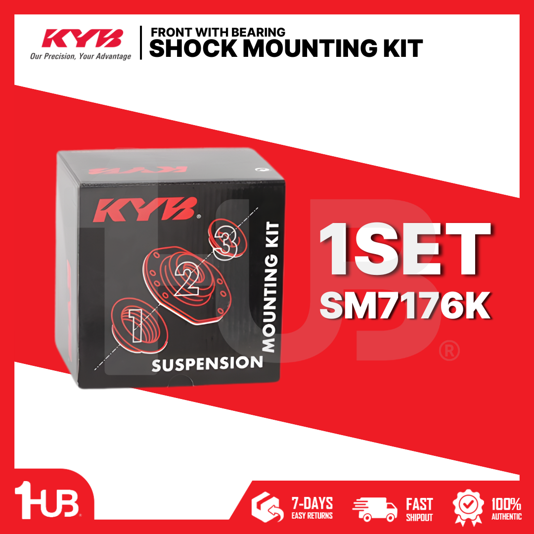 KYB SHOCK MOUNTING NISSAN ALMERA N17 12-UP, MARCH 10-UP FRONT WITH BEARING SAM-SM7176K 54320-1HJ0A / 332152/3 / 332140/2 ( 1 SET )
