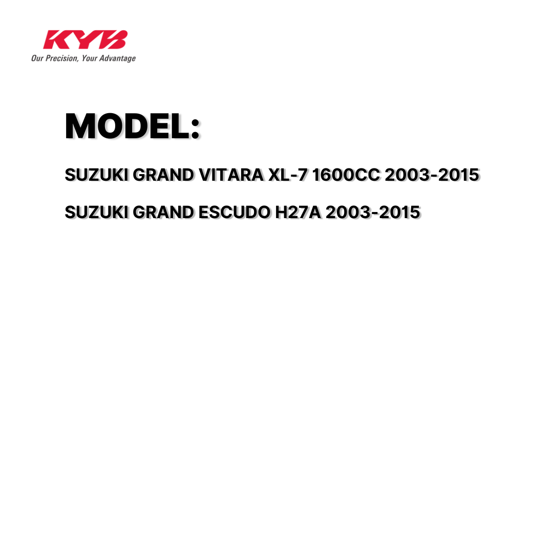 KYB SHOCK MOUNTING SUZUKI GRAND VITARA XL-7 1600CC, 03-15 GRAND ESCUDO H27A FRONT WITHOUT BEARING SAM-SM7185 41810--65D11 / 334195/6 ( 1 SET )