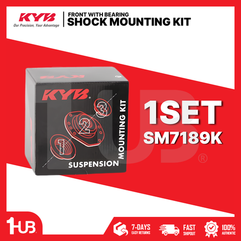 KYB SHOCK MOUNTING HYUNDAI GRAND STAREX D4CB 07-14, H-1 08-UP FRONT WITH BEARING SAM-SM7189K 54610-4H000 / 339398/9 ( 1 SET )