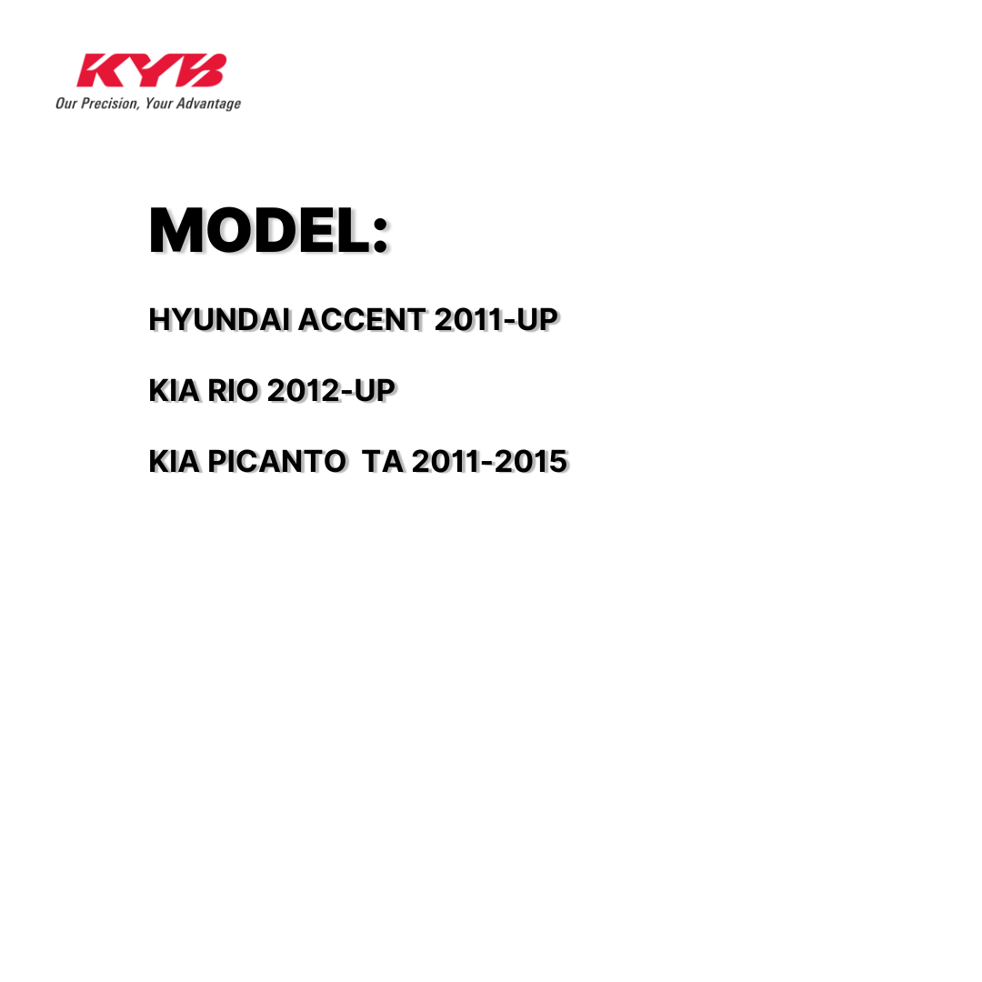 KYB SHOCK MOUNTING HYUNDAI / KIA ACCENT, RIO 12-UP / PICANTO TA 11-15 FRONT WITH BEARING SAM-SM7198K 54612-07000 ( 1 SET )
