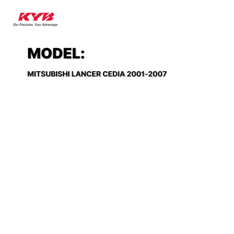 KYB SHOCK MOUNTING MITSUBISHI LANCER CEDIA 1300, 1600, 1800 01-07 FRONT WITHOUT BEARING SAM-SM7246K MR491431 ( 1 SET )