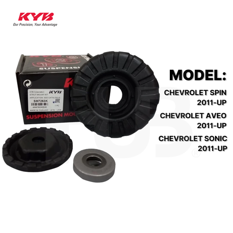 KYB SHOCK MOUNTING CHEVROLET SPIN, AVEO T300 11-UP, SONIC FRONT WITH BEARING SAM-SM7263K 95022484 / 3330041/2 / 3330039/40 ( 1 SET )