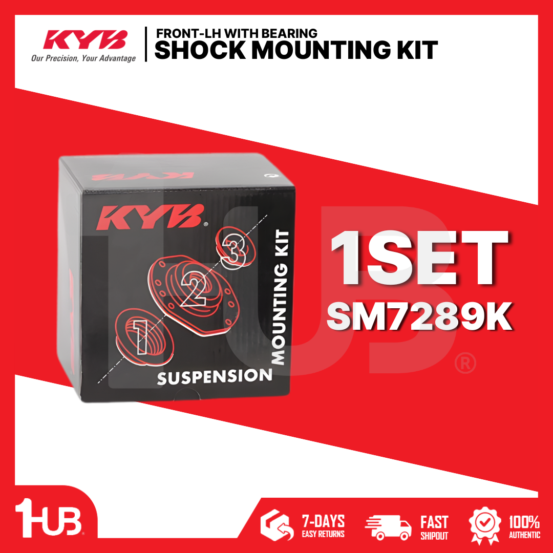 KYB SHOCK MOUNTING TOYOTA HIACE H300 19-UP W/ BEARING FRONT-LH SAM-SM7289K  ( 1 SET )