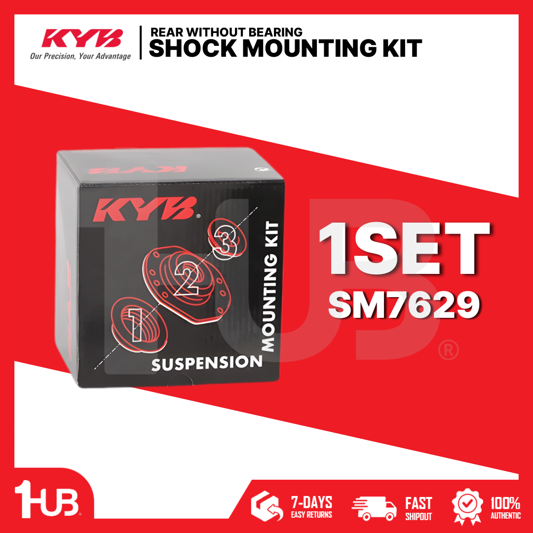 KYB SHOCK MOUNTING HONDA CITY / JAZZ 14-UP, GM6/GM9, GK5 REAR WITHOUT BEARING SAM-SM7629 52670-T5A-J02 / 3440007 ( 1 SET )