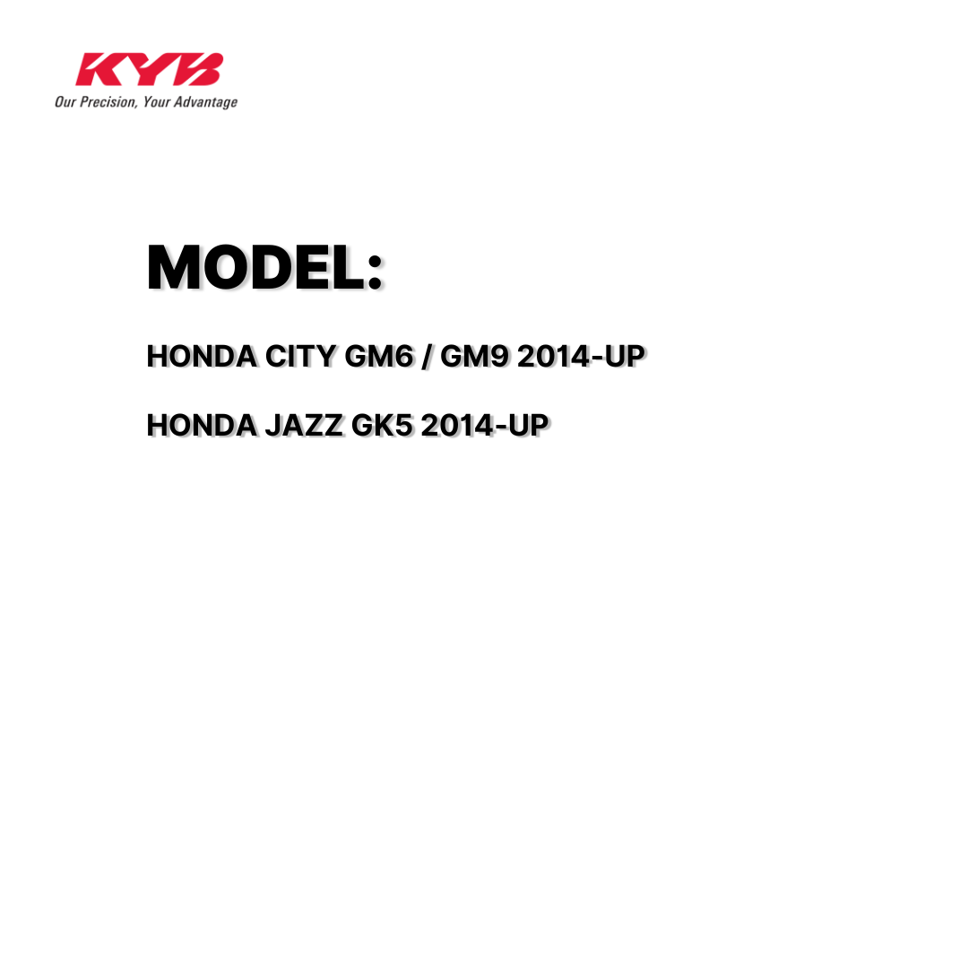 KYB SHOCK MOUNTING HONDA CITY / JAZZ 14-UP, GM6/GM9, GK5 REAR WITHOUT BEARING SAM-SM7629 52670-T5A-J02 / 3440007 ( 1 SET )