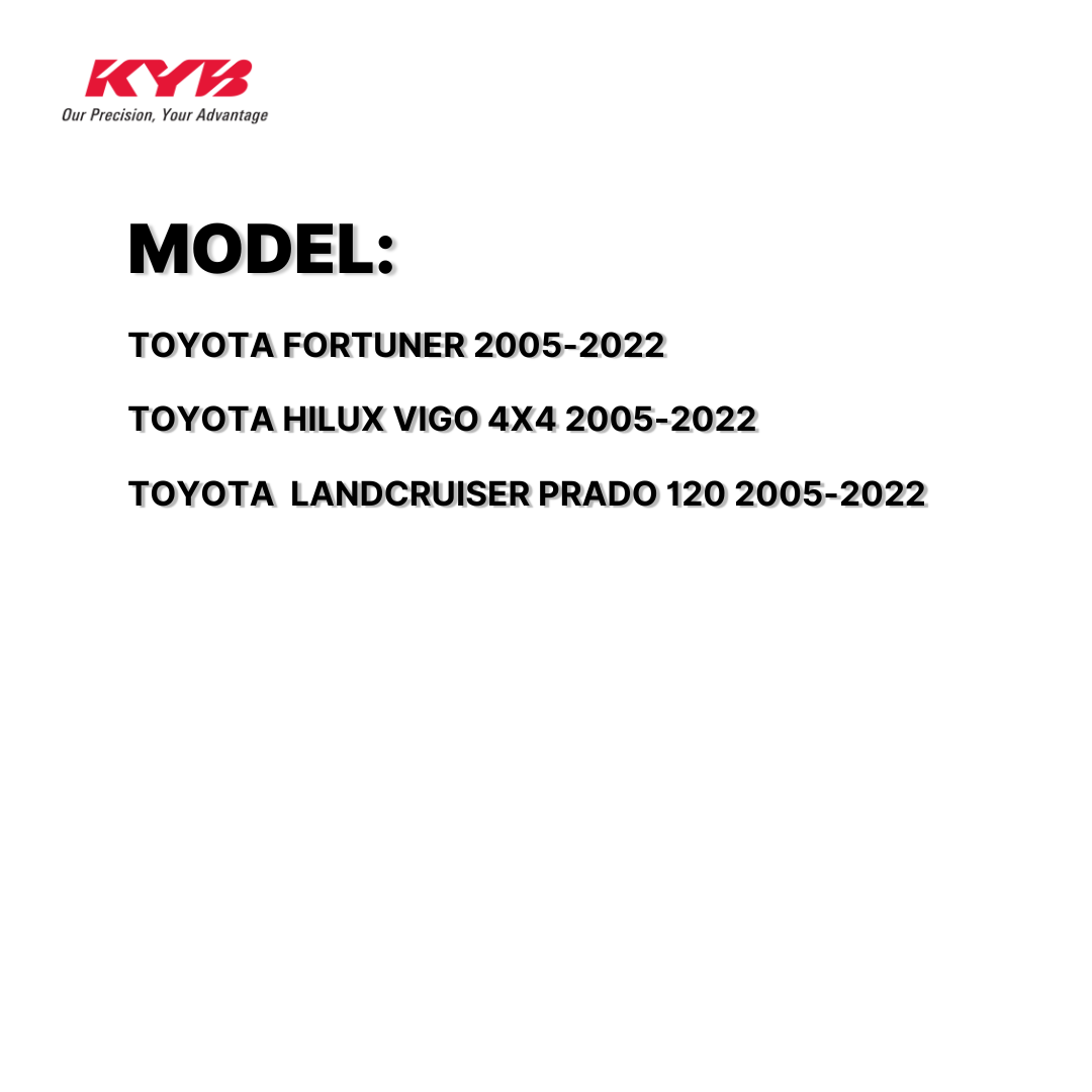 KYB STABILIZER LINK TOYOTA FORTUNER, HILUX VIGO 4X4, LANDCRUISER PRADO 120 05-22 FR-RH KSLF1002 / SL-3890L 48810-0K010