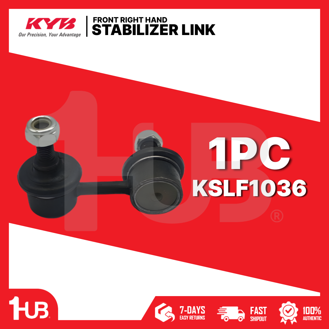KYB STABILIZER LINK MITSUBISHI LANCER PIZZA PIE 97- / OUTLANDER 04-, EVO 9,  CT9A CJ4A CU5W FR-RH KSLF1036 / SL-7820R MR316369