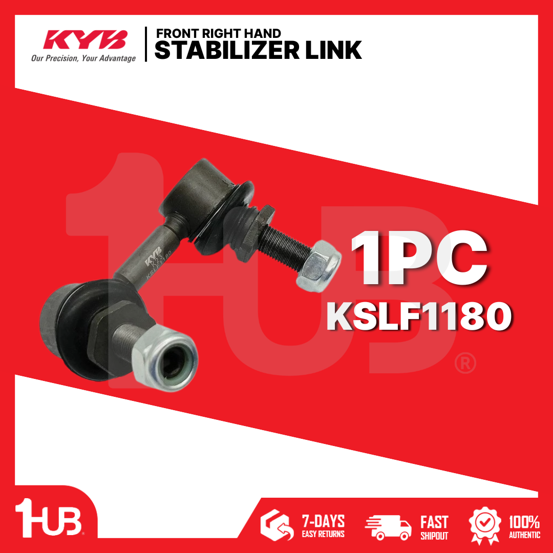 KYB STABILIZER LINK NISSAN NAVARA NP300, D23 4WD 15-UP FR-RH KSLF1180 SL-N800R / (4JA0A)