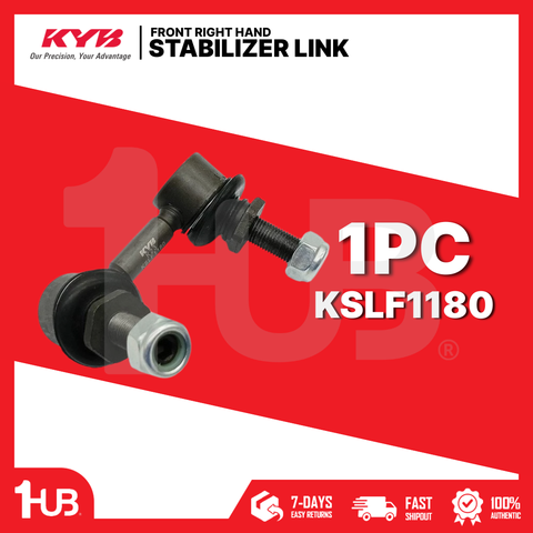 KYB STABILIZER LINK NISSAN NAVARA NP300, D23 4WD 15-UP FR-RH KSLF1180 SL-N800R / (4JA0A)