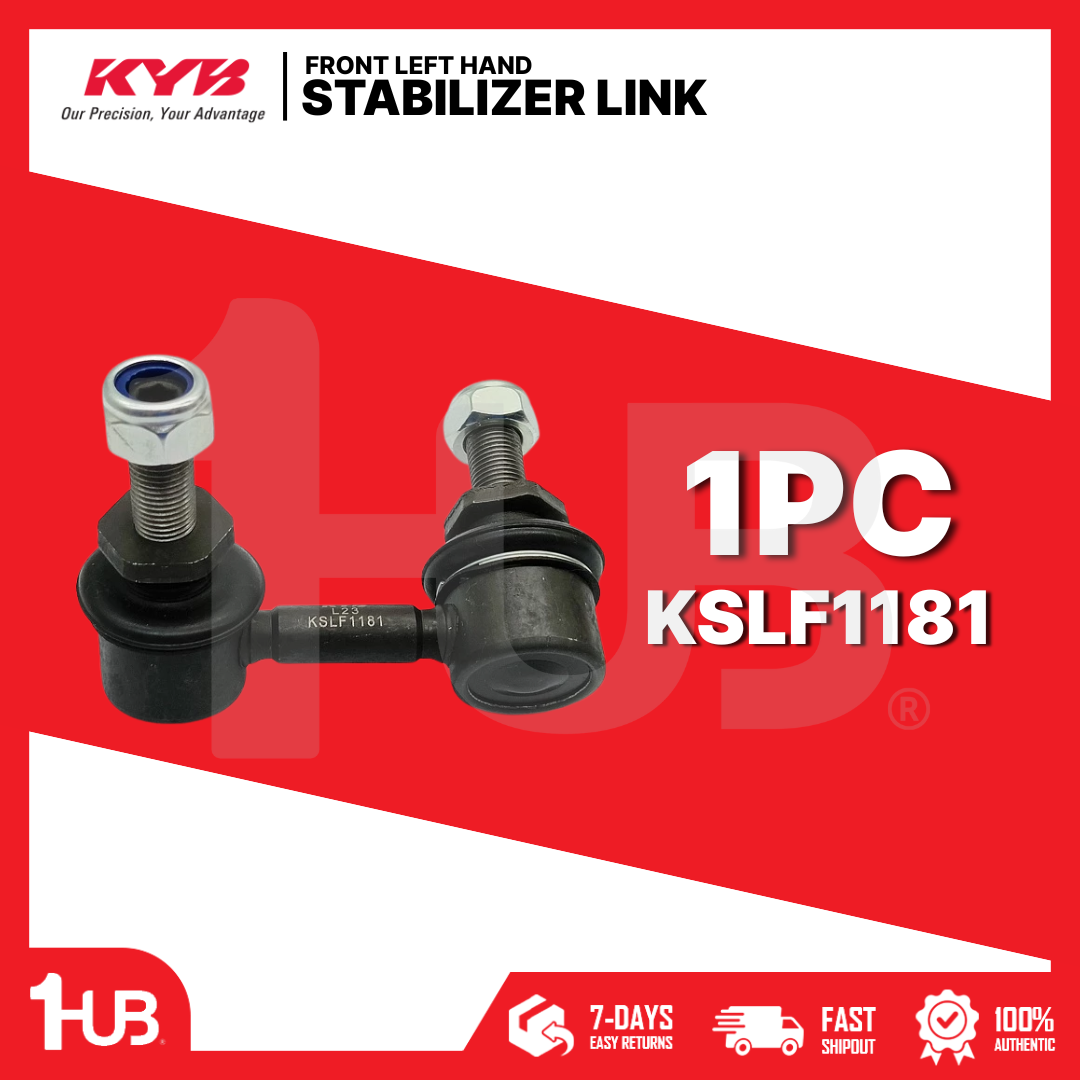 KYB STABILIZER LINK NISSAN NAVARA NP300, D23 4WD 15-UP FR-LH KSLF1181 SL-N800L / (4JA0A)