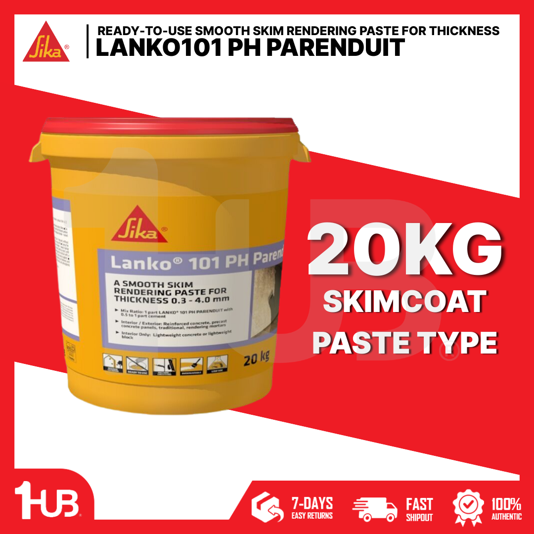 SIKA LANKO® 101 PH PARENDUIT SMOOTH SKIM RENDERING PASTE ( 20KG )