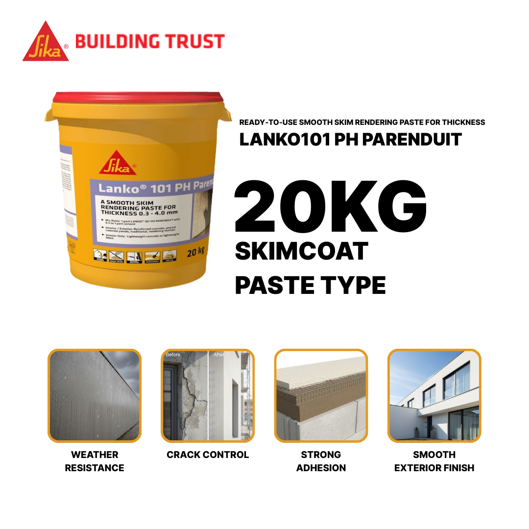 SIKA LANKO® 101 PH PARENDUIT SMOOTH SKIM RENDERING PASTE ( 20KG )